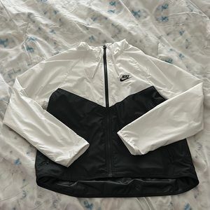 Nike Black and White Windbreaker